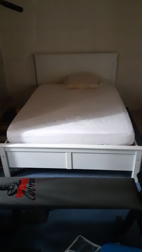 Lit 140 sommier+matelas Blaignac (33)