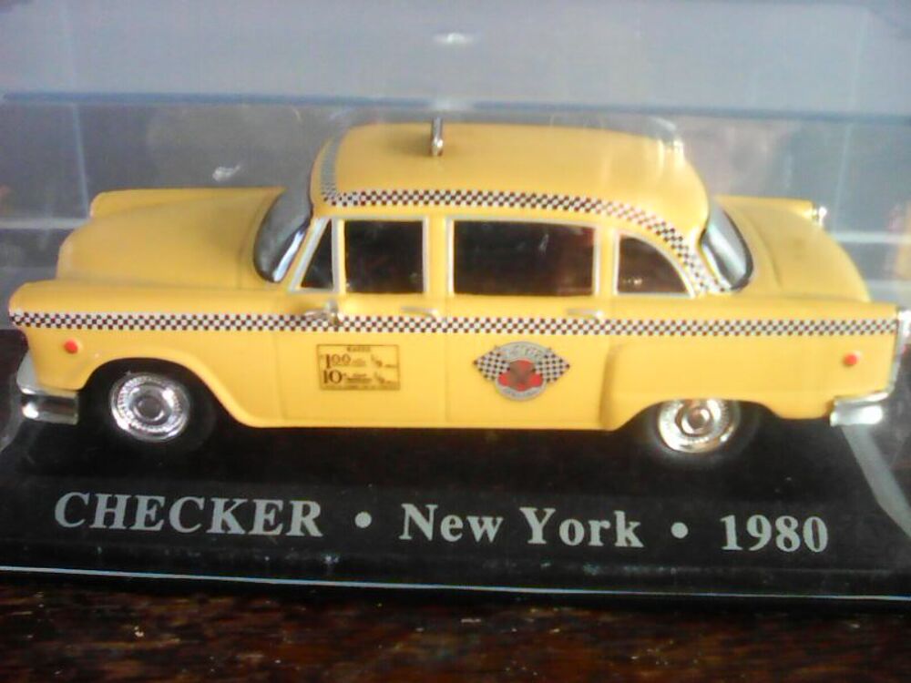 Voiture Taxi Checker New York 1980 1/43 