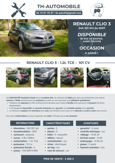 Renault clio iii Clio 3