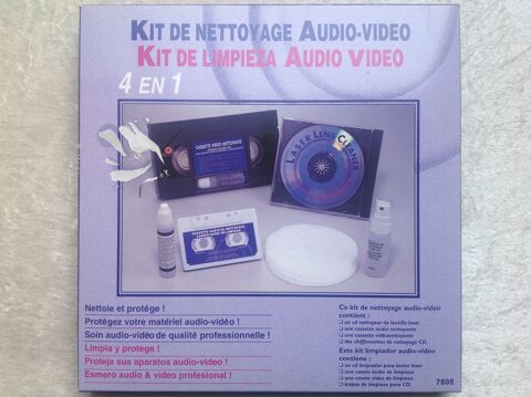 KIT DE NETTOYAGE AUDIO VIDEO 4 EN 1 Envoi Possible
10 Trégunc (29)