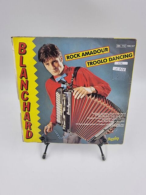 Vinyle 45 tours Blanchard : Rock Amadour Troglo Dancing... 2 Vulbens (74)