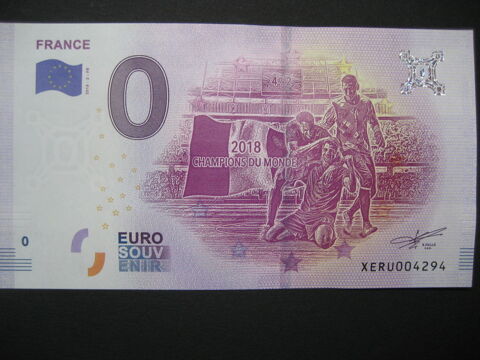 Billet Souvenir 0 euro France 2018 - Champions du Monde 7 Reims (51)