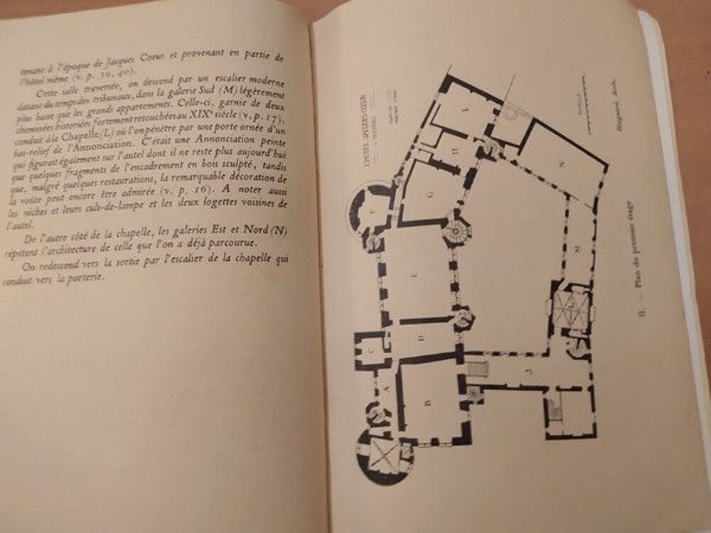 L'H&ocirc;tel Jacques Coeur &agrave; Bourges 1938 Livres et BD