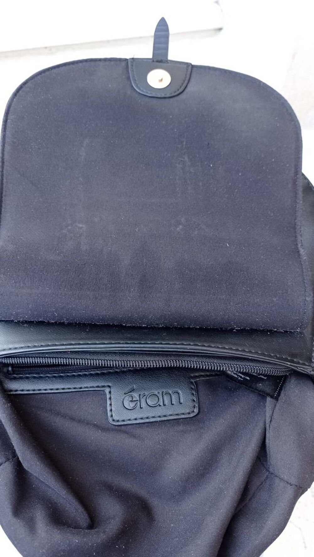 sac noir bandouli&egrave;re Eram Maroquinerie