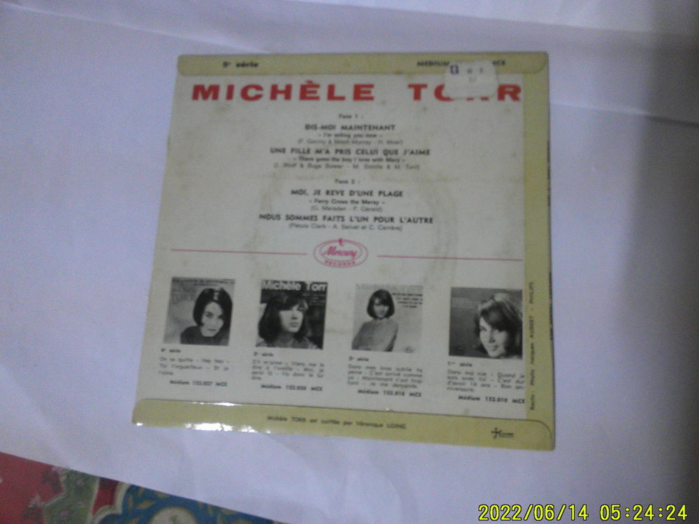 Disque Vinyle . de MICHEL TORR 