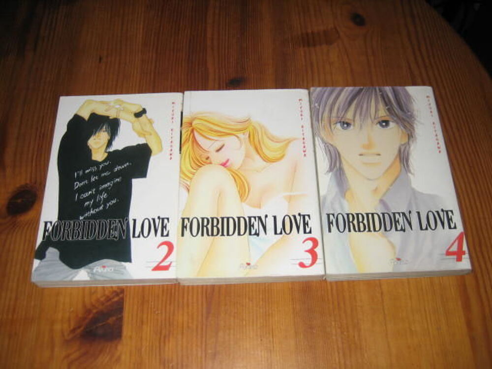 lot 3 mangas FORBIDDEN LOVE 2 a 4 akiko Livres et BD