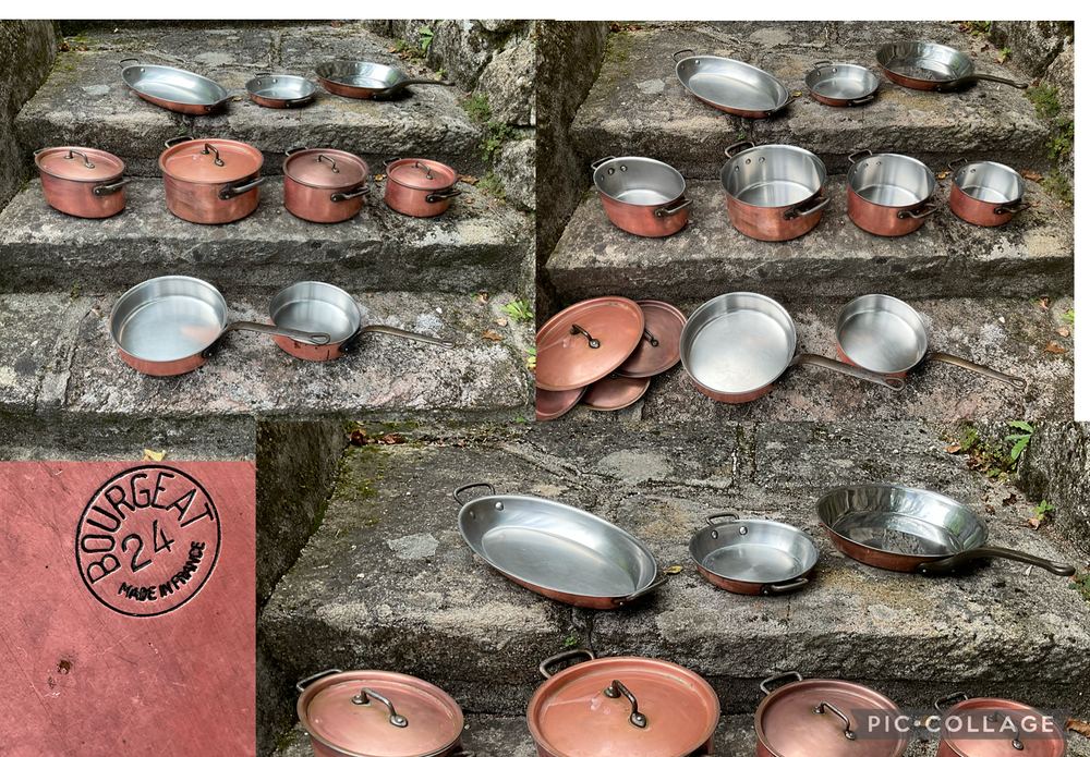 COLLECTION DE MARMITES CUIVRE - HAUTE GAMME Cuisine