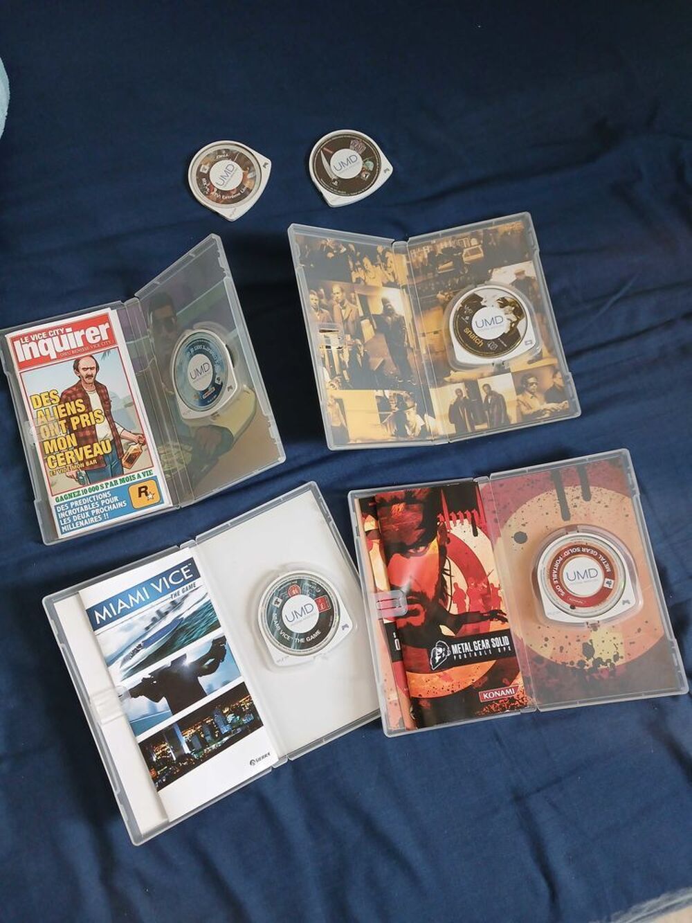 lot 6 jeux psp tr&egrave;s bon &eacute;tat Sports