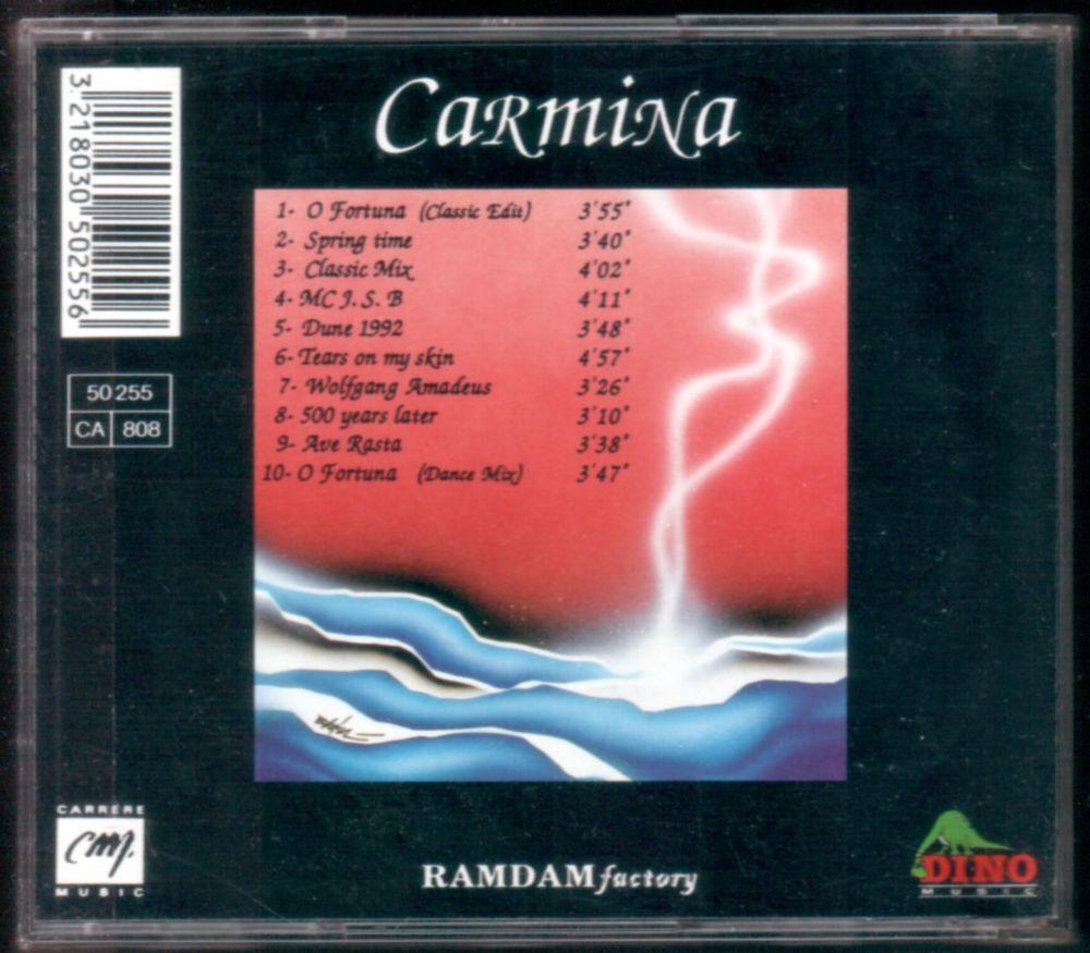 Album CD : Carmina O Fortuna. CD et vinyles