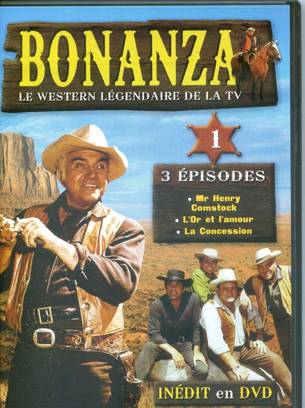 BONANZA, DVD et blu-ray