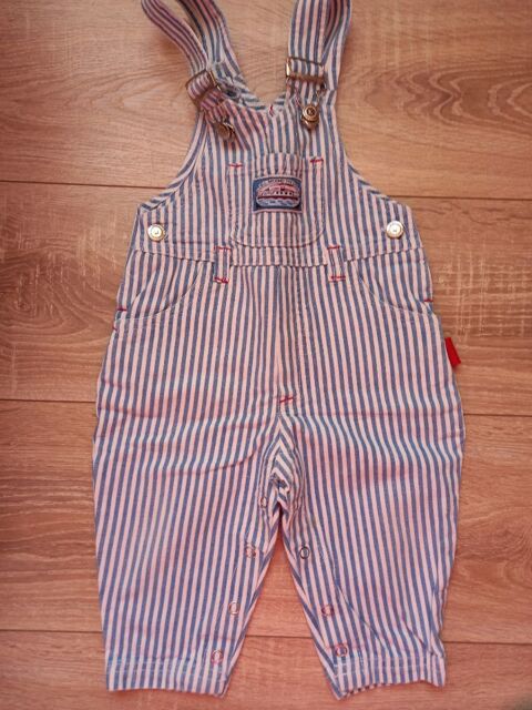 Salopette  �t� ray� bleu 6 mois 3 Villiers (86)