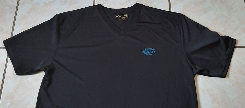 Tee shirt noir ou gris A. For Men logo sport T L - 42 - 44 Vtements