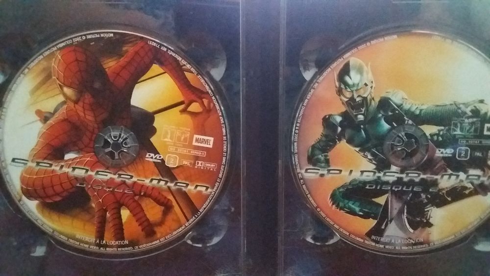 SPIDER-MAN DVD et blu-ray