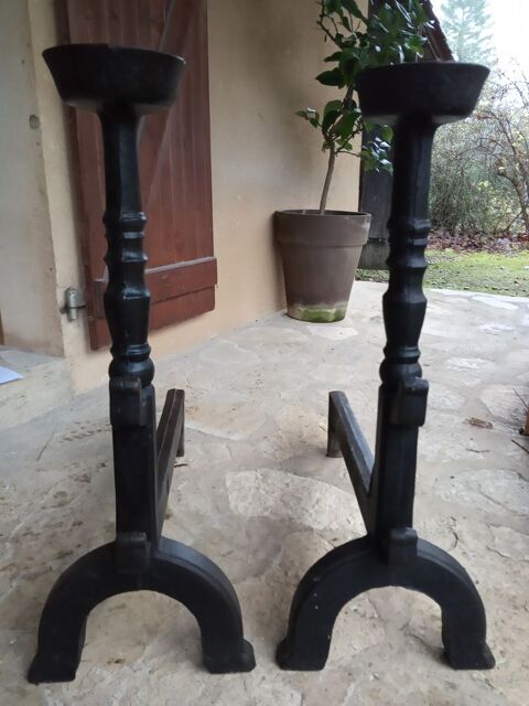 Chenets fer fonte 14 Paunat (24)