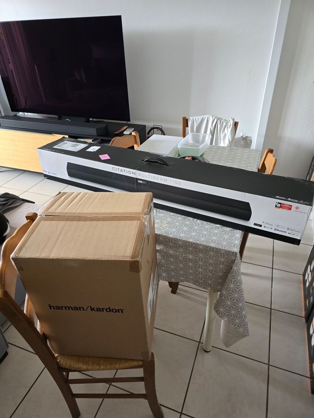 Pack harman citation multibeam 1100 et caisson sub s neuf Audio et hifi