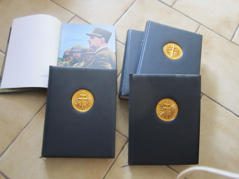 Cinq volumes M&eacute;moires de guerre G&eacute;n&eacute;ral De Gaulle Livres et BD