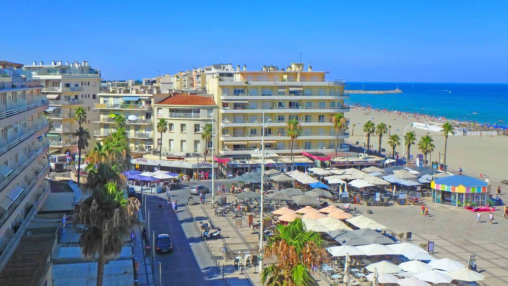   Studio + terrasse, centre plage, 1ere ligne, superbe vue mer Languedoc-Roussillon, Canet-en-Roussillon (66140)