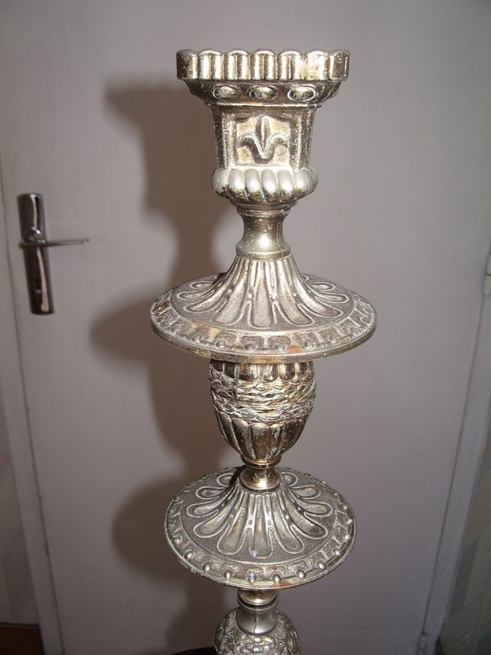 Chandelier / Grand bougeoir (41 cm) ann&eacute;es 1960 Décoration