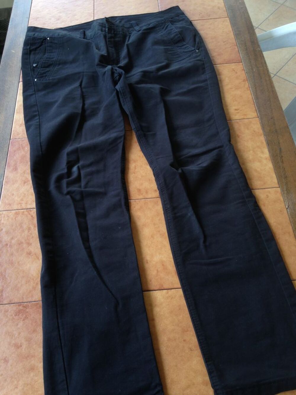 Pantalon Noir Taille 46 Vtements