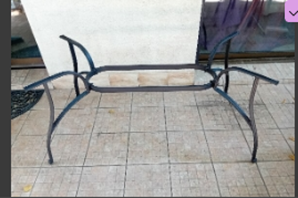 Pied de table en alu Meubles