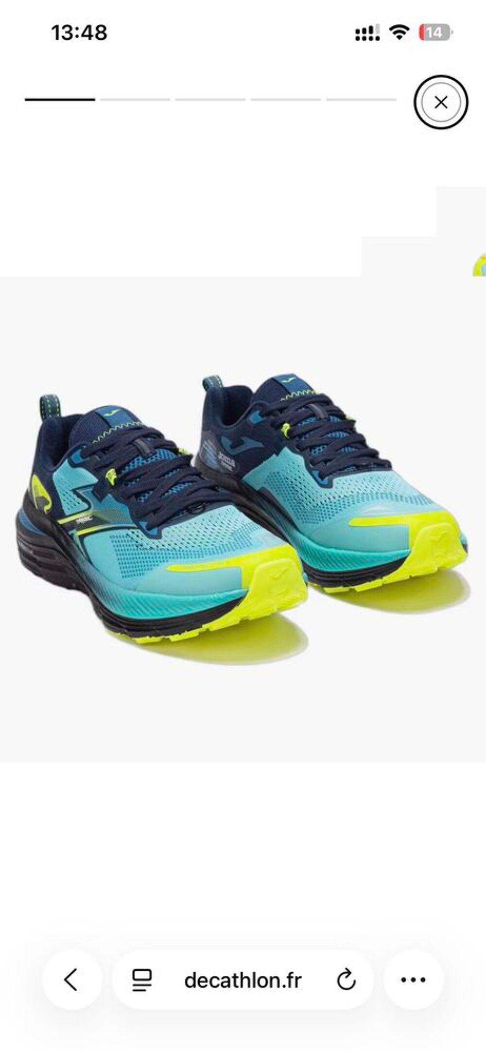 Joma TR-5 Men 25 bleu p&eacute;trole €" neuves €" pointure 44 Chaussures