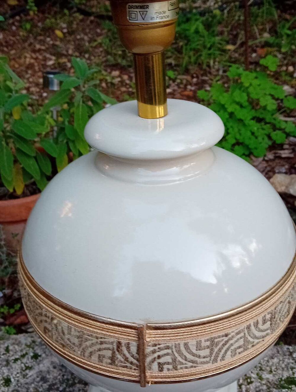 LAMPE BOULE LOUIS DRIMMER SIGN&agrave;‰E VINTAGE Décoration