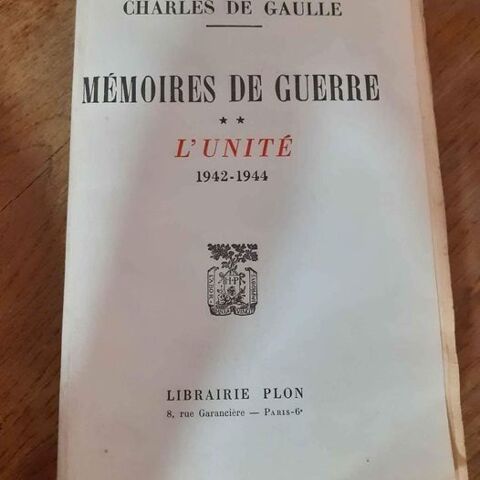 Charles de gaulle mémoires de guerre 2 La Ferté-sous-Jouarre (77)