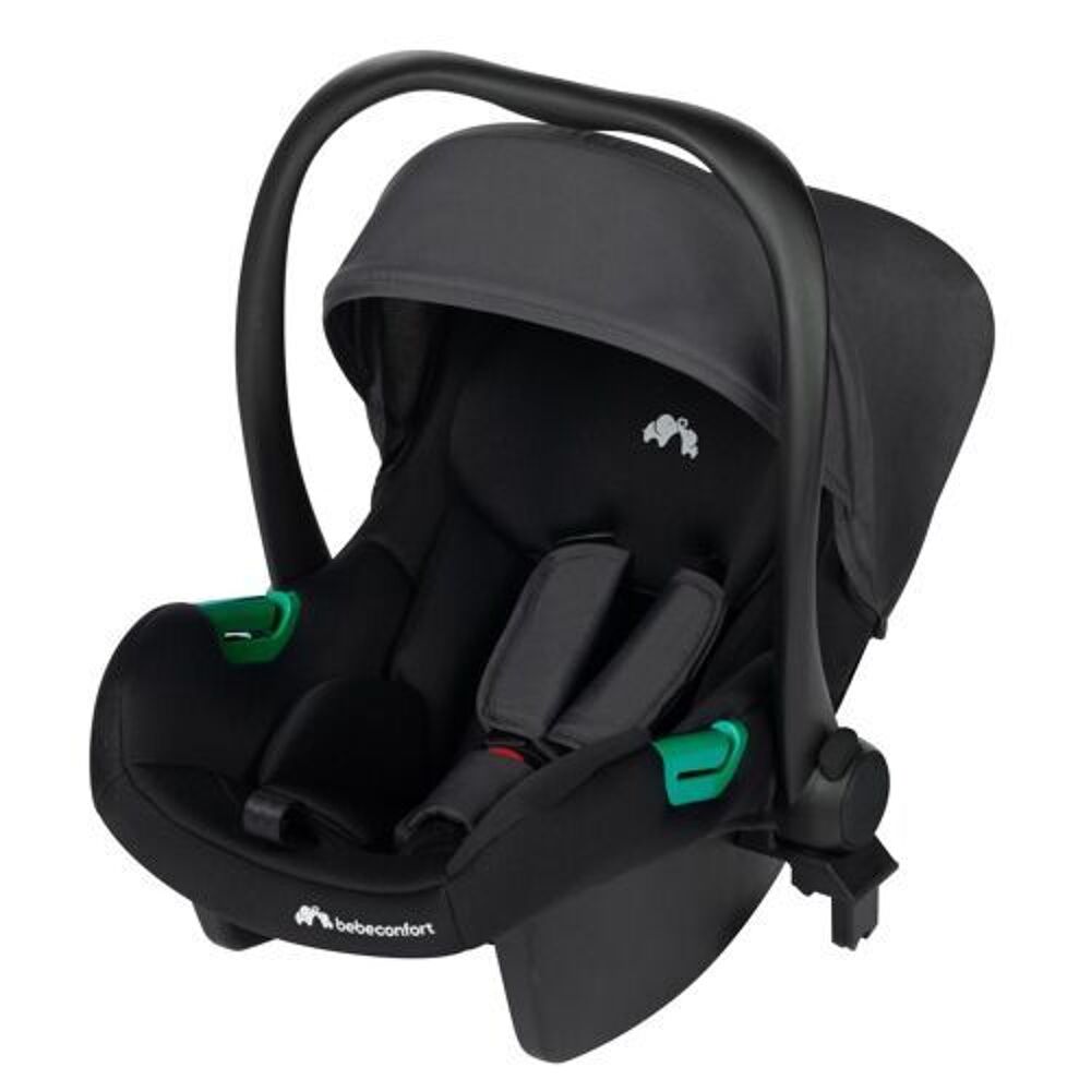 Trio poussette nacelle si&egrave;ge auto noir B&eacute;b&eacute;confort Mobilier enfants