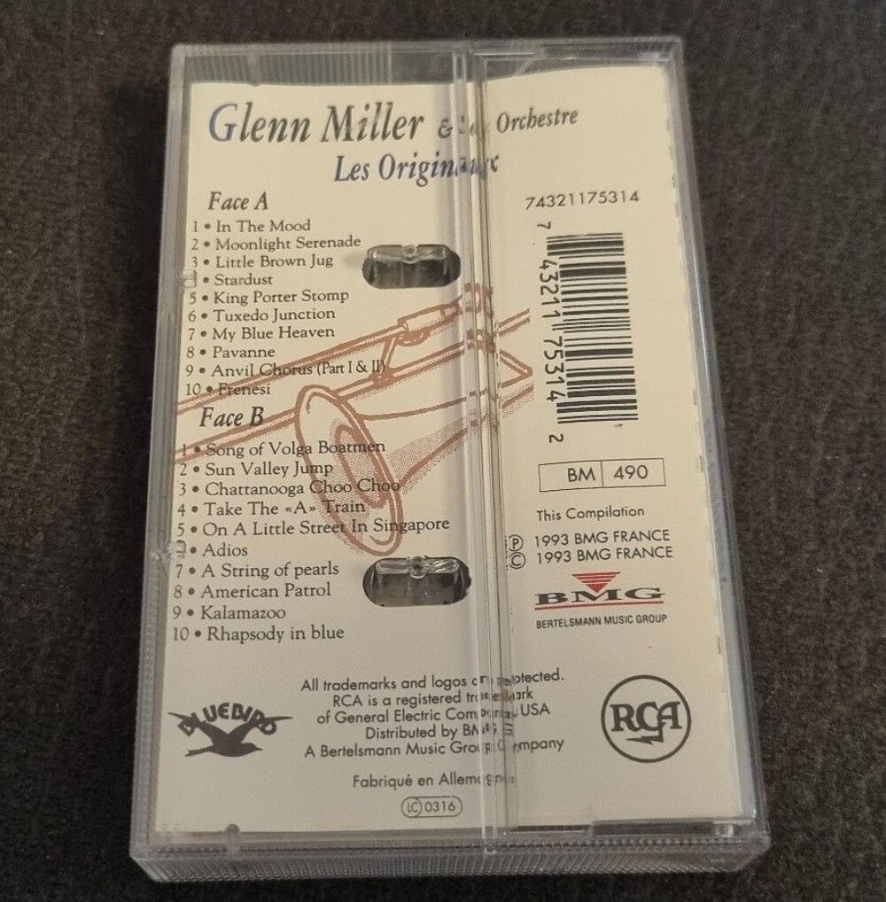 Cassette audio - Glenn Miller - "Les Originaux". CD et vinyles
