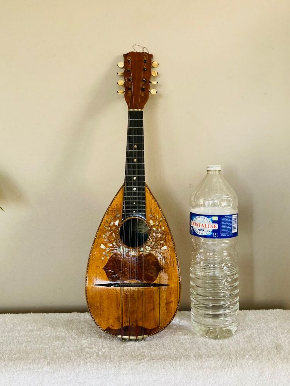 Ancienne mandoline J&eacute;r&ocirc;me Thibouville Lamy &eacute;poque fin XIXe Instruments de musique