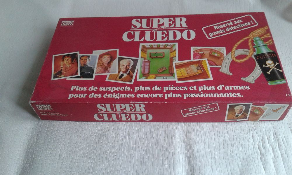 Jeu SUPER-CLUEDO PARKER &eacute;dition 1995 Jeux / jouets