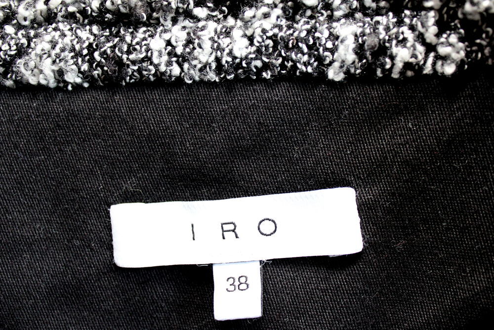 Veste tweed IRO T.38 Fr mod&egrave;le Chada Vêtements