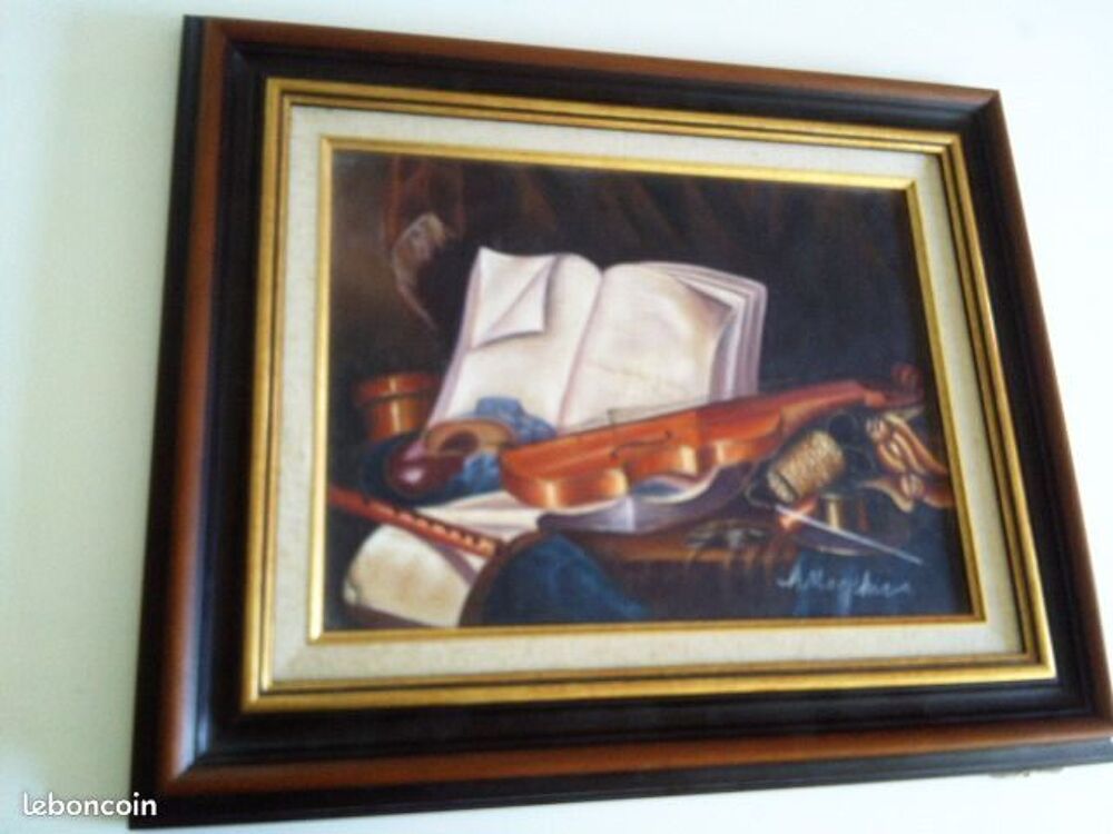 Tableau avec un decors de violon Décoration