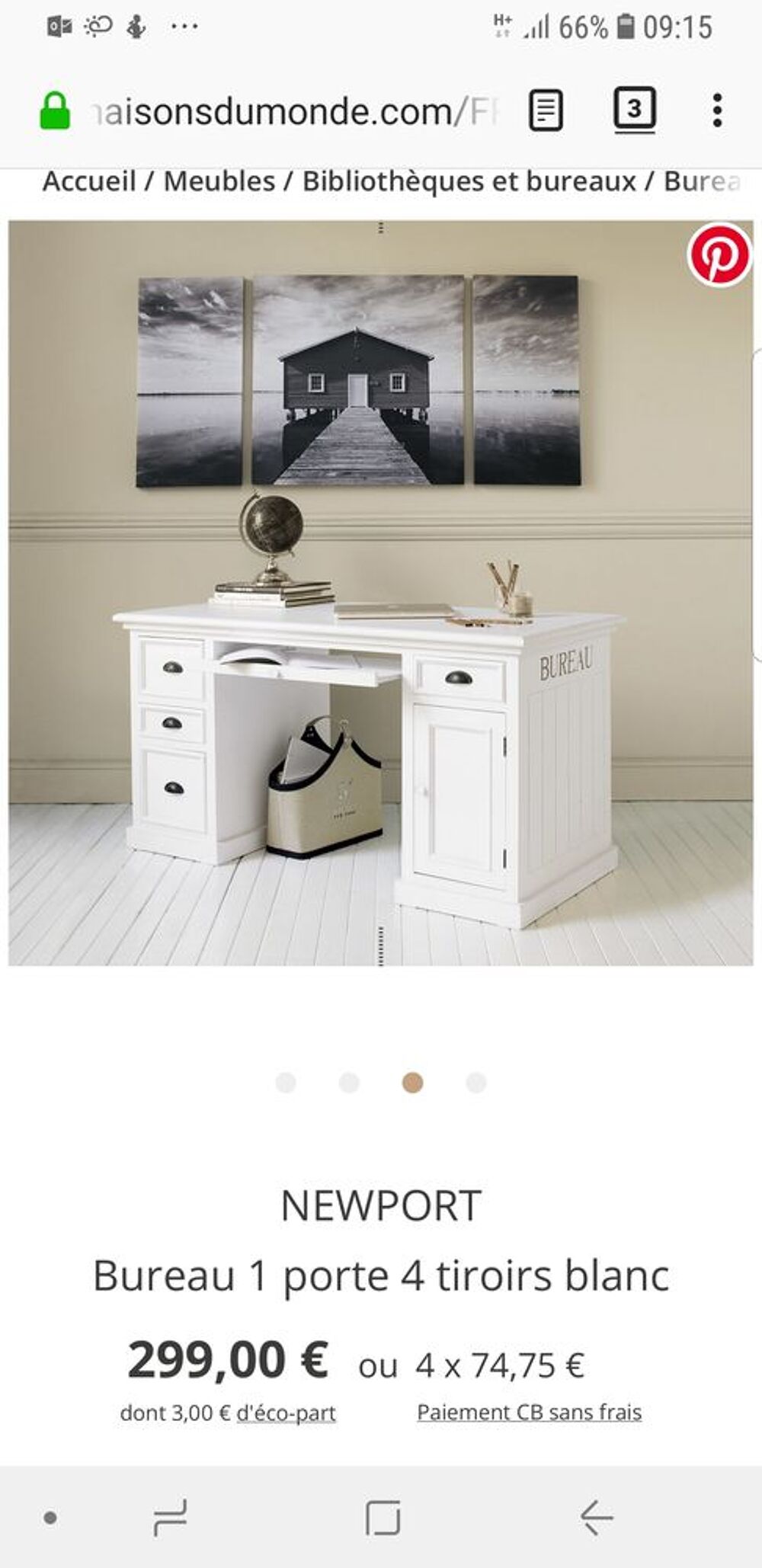 Bureau Maison du Monde Meubles