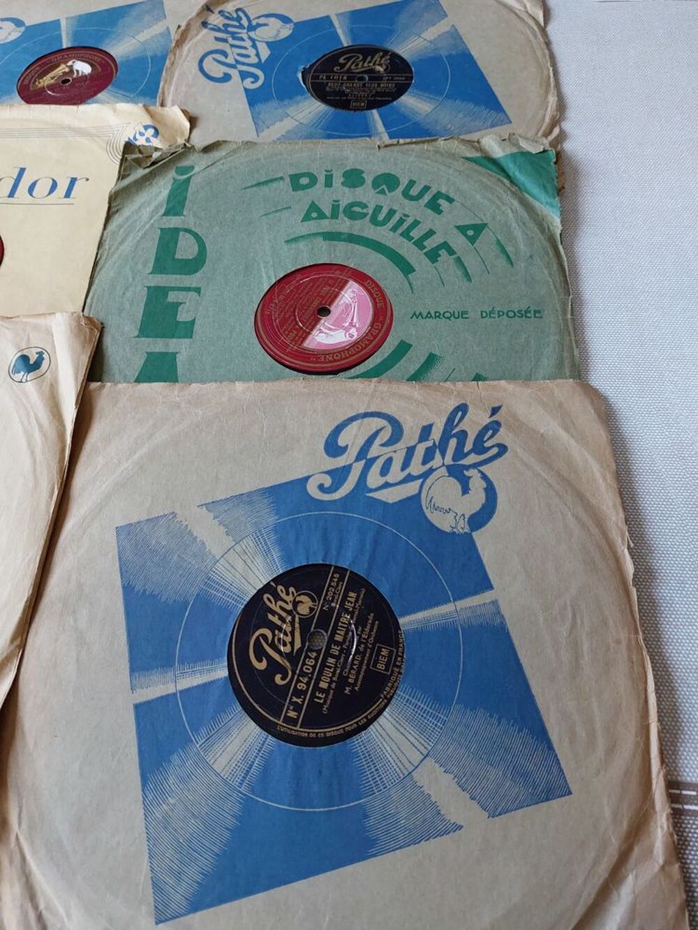 lot de disques 78 tours ancien Audio et hifi