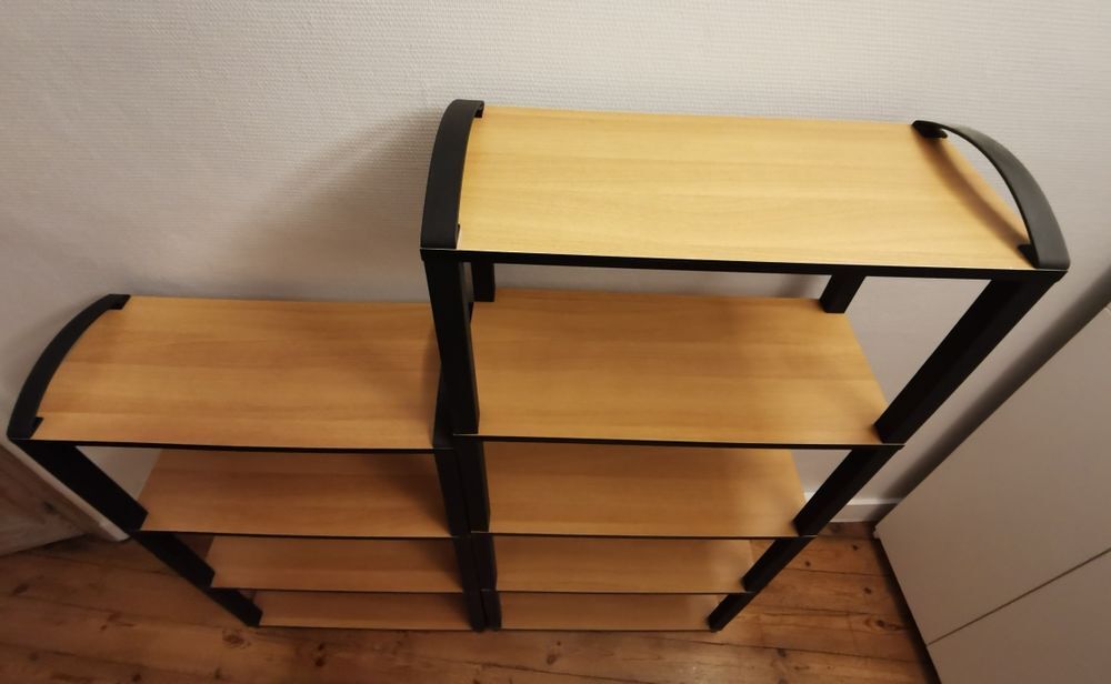 2 &eacute;tag&egrave;res biblioth&egrave;que Meubles
