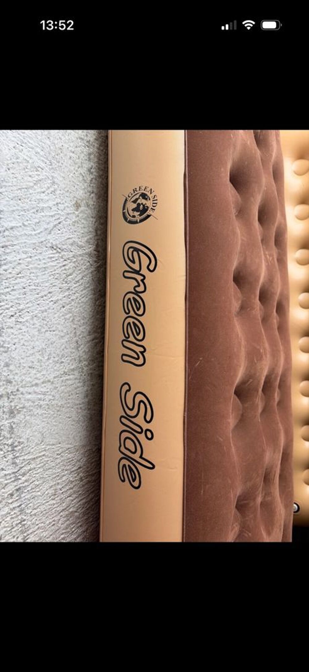 Matelas gonflable 1 place avec pompe int&eacute;gr&eacute;e Sports