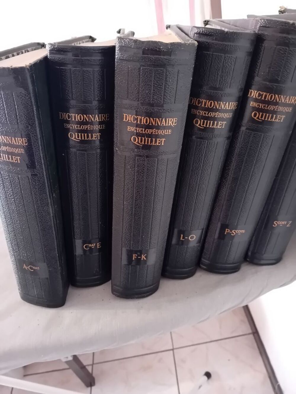 Dictionnaire encyclop&eacute;dique Quillet complet ann&eacute;e 1962 