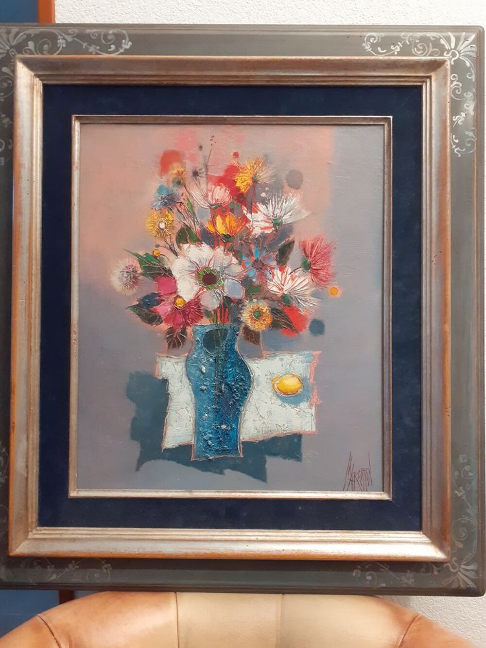 Ren&eacute; Margotton, huile sur toile, tableau 