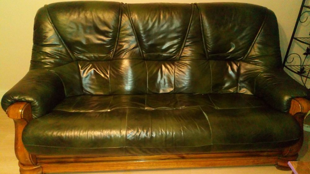salon cuir de buffle Meubles