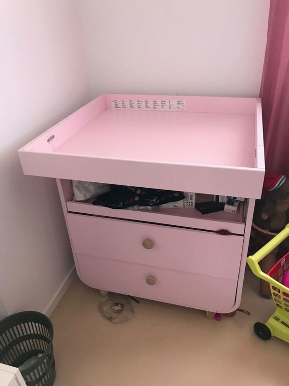 chambre b&eacute;b&eacute; rose Mobilier enfants