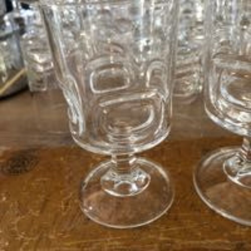 lot 42 verres cristal 