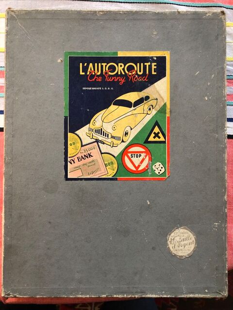 Jeu L?AUTOROUTE, The Funny Road. 1954 18 Paris 17 (75)