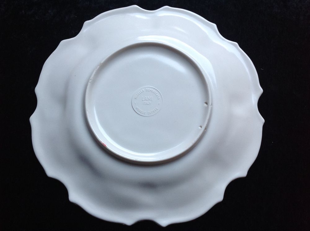 ASSIETTE VINTAGE D&Eacute;CORATIVE DE B&Eacute;CASSE LAMI 70s Envoi Possib Décoration