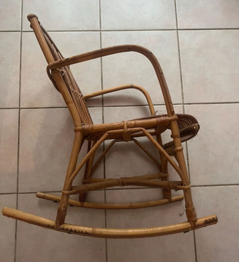 Rocking-chair chair enfant en rotin 60 L'Union (31)