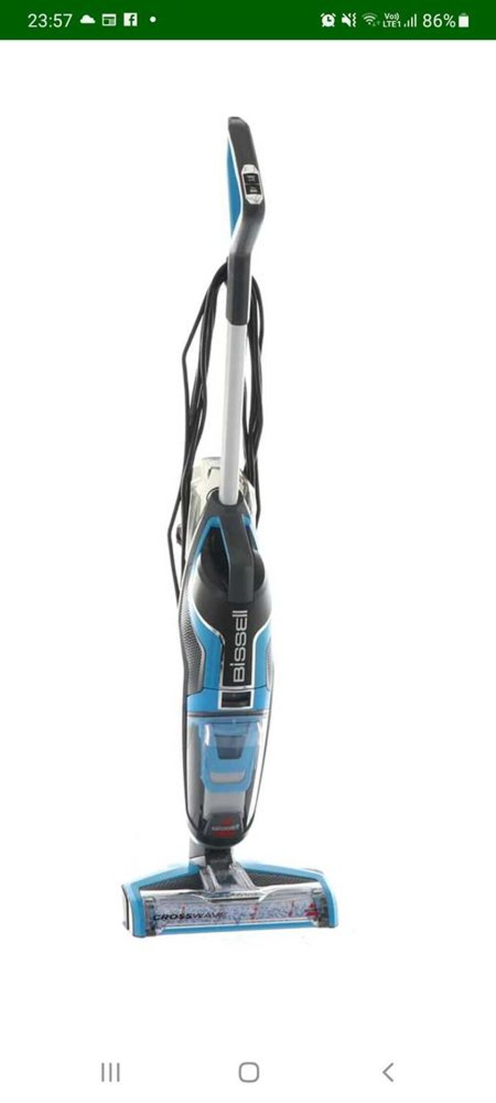 vendre aspirateur laveur 3 en 1 marque BISSELL crosswave. comme neuf Electroménager