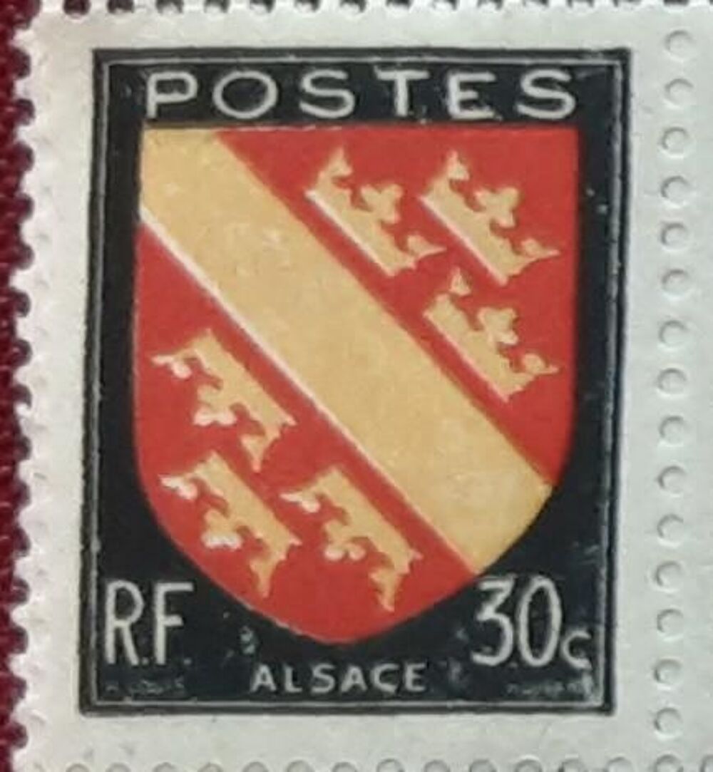 TIMBRE ANCIEN r&eacute;gion ALSACE 