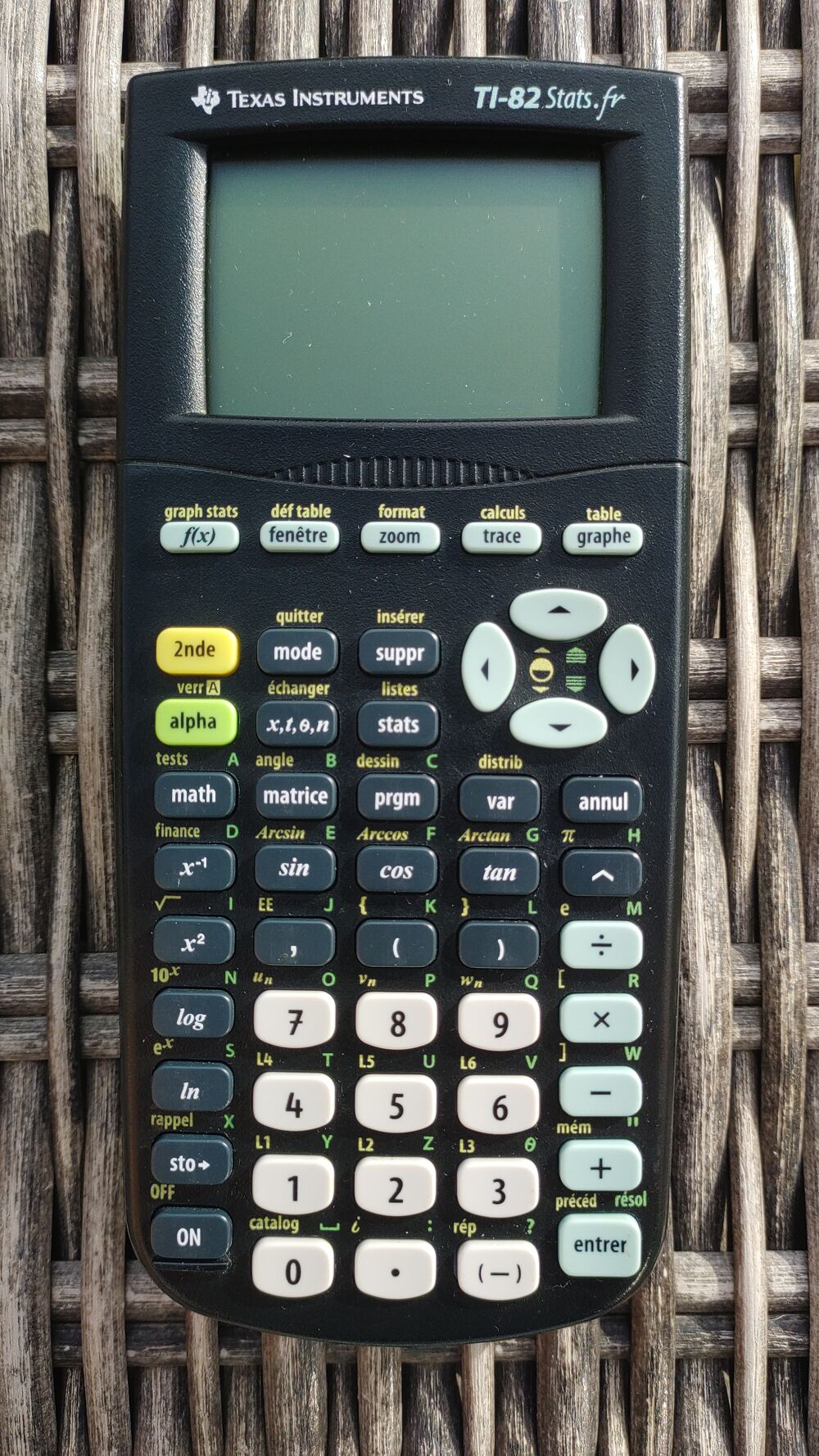 Calculatrice Texas Instruments TI-82 Stats.fr Matriel informatique