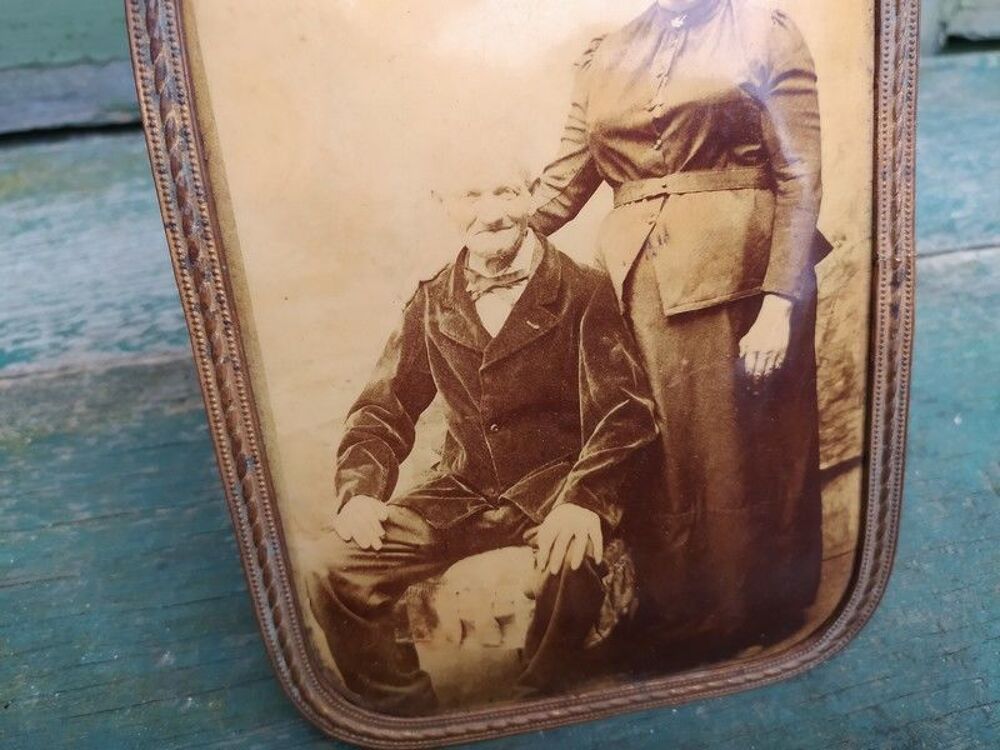 Photographie de Couple Cadre Photo Laiton Style Louis XVI 