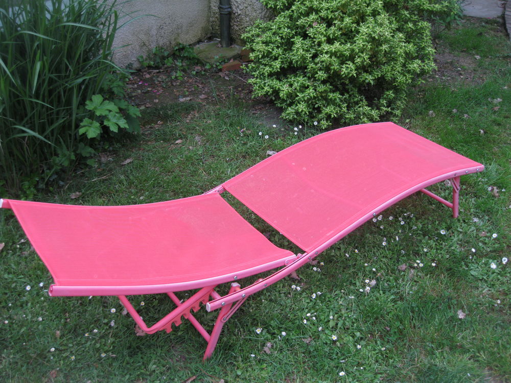 transats rose Jardin